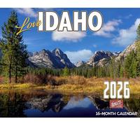 2026 Idaho Scenic Wall Calendar 16-Month X-Large Size 14x22, Idaho State Calendar by The KING Company-Monster Calendars