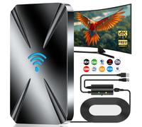 2026 Indoor TV Antenna, Long Range TV Antenna for Smart TV Indoor, Digital Antenna for Smart TV with Upgraded Amplifier, Outdoor Antenna Support 8K 4K 1080p All TVs -38FT Coax Cable