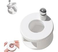 2026 Innovative Rotating Cat Eye Magnet, Automatic Glass Bead Suction of Cat Eye Nail,Beginner Friendly Nail Tool Uniform Magnetic,Easily DIY Glossy Cats Eyes Effect,Quickly Glass Bead (White)