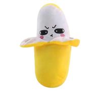 2026 Interactive Music Plush Toy, 22cm Soft Interactive Banana Toy,Touch-Sensitive Fruit Plush with Sound Features, Induction Singing Sensory Toys Doll for Kids Gift Early Education Play Fun (YE)