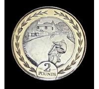 2026 Isle of Man TT tourist trophy Sarah's Cottage UNC £2 Coin featuring King Charles III £2 coin