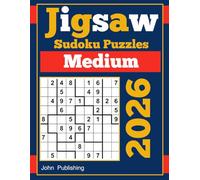 2026 Jigsaw Sudoku Medium Puzzles: 300 Loco Sudoku Puzzle Books for Adults (jigsaw sudoku books)
