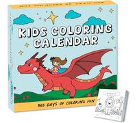 2026 Kids Coloring Daily Calendar | 2025-2026 Fun Art Activity for Children with Doodles to Color Every Day of The Year, Great Gift for Girls & Boys | A Present That Will Bring Joy Everday of The Year