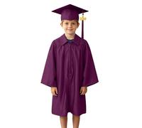 2026 Kids Graduation Gown And Cap Set Unisex Kindergarten Preschool Graduation Outfit For Boys And Girls Fancy Dress Bachelor Robe Stage Performance School Ceremonies Costume