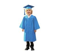 2026 Kids Graduation Gown and Cap Set with Tassel Unisex Kindergarten Preschool Graduation Outfit for Boys and Girls Fancy Dress Bachelor Robe Stage Performance School Ceremonies Costume