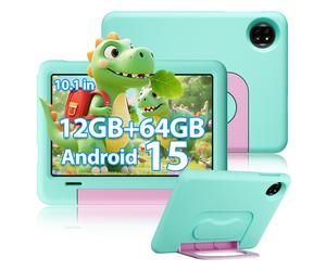 2026 KIDS Tablets Android 15 12GB+64GB Gemini AI Pre-Installed Kiddos Software