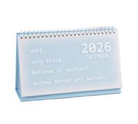 2026 Korean Calendar Simple, Fresh And Desktop Decoration Plan Check Classroom Girls Notebook Office In Fridge