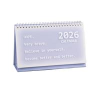 2026 Korean Calendar Simple, Fresh And Desktop Decoration Plan Check Notebook Classroom Fridge In Girls Office