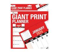 2026 Large Print Wall Calendar - Monthly Planner, Big Numbers, Easy to Read, Month-to-View, Perfect for Home or Office