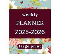 2026 Large Print Weekly & Monthly Planner for Seniors with Low Vision:: Easy-to-Read Big Font Organizer | Covers November 2025 - December 2026 | Calendar for Visual Impairment & Poor Eyesight