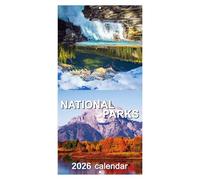 2026 Large Wall Calendar | 2026 Calendar National Park Planner | Monthly Planner with Ruled Blocks January - December for Planning & Organizing