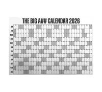 2026 Large Wall Calendar 4x3 Ft Full Year Annual Wall Planner with Colour Coded Grid for Office Home Family Schedule, Reusable Yearly Planning Poster (C)