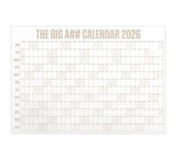2026 Large Wall Calendar 4x3 Ft Full Year Annual Wall Planner with Colour Coded Grid for Office Home Family Schedule, Reusable Yearly Planning Poster (D)