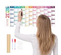 2026 Large Wall Calendar - Monthly Dry Erase Layout, Thick Paper Planner, Academic Year | Planning Committee Annual Schedule For New Year D