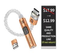 2026 Latest USB C DAC Audio Adapter with Headphone Amplifier, USB C to 3.5mm Audio Adapter for Wired Headphones, Hi-Res Type C Compatible with iPhone, Android, Laptop & Tablet (1, Orange, standard)