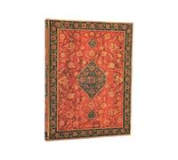 2026 Layla (Persian Poetry) Ultra 18-month Vertical Hardcover Flexi Dayplanner 2025-2026 (Elastic Band Closure)
