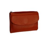 2026 Leather Wallet Women's Slim Wallet RFID Blocking Soft Small Wallet for Daily Use Commuting with Large Capacity (Brick Red, One Size)