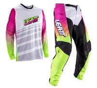 2026 Leatt 3.5 Retro Motocross Jersey Pants Gear Kit Pink