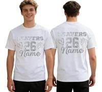 2026 Leavers Shirt Iron On Transfers for T Shirts - Personalised Iron On Vinyl Decals | Custom Tshirt Leavers Shirt Decorations | School Leavers Tshirt Iron On | Leavers Shirt 2026 Keepsake Design