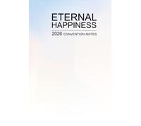 2026 Left-handed Eternal Happiness JW Convention Notebook - HARDCOVER keepsake/gift with titles for notes and doodles: Clouds Midheaven