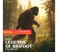 2026 Legends of Bigfoot | 7" x 7" | Wall Calendar