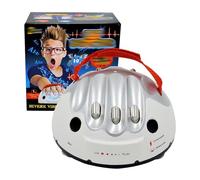 2026 Lie Detector Miniature Electroshock Party Console Truth Or Dare Board Game Novelty Toy (White, 16x16x8cm)