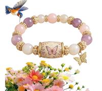 2026 Limited Edition Bluebird Blessings Bracelet, Bluebird Blessings Bracelet, Inspirational Hummingbird Strength Beaded Bracelets for Women and Men (#2)