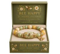 2026 Limited Edition Hummingbird Bracelet for Women, Butterfly Bracelet, Spring Blessings Beaded Charm Bracelets with Bird Design, Elegant Spring Jewelry Gifts for Mom, Sister, Friends (Bee)