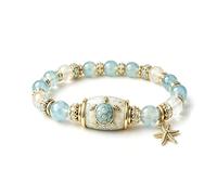 2026 Limited Edition Sea Turtle Blessings Bracelet, Animal Tracking Bracelet, Bird & Butterfly Design, Protection, Longevity, Safe Journey and Peace (#D)