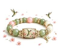 2026 Limited Edition Sea Turtle Blessings Bracelet, Animal Tracking Bracelet, Protection, Longevity, Safe Journey and Peace, Inspirational Meaningful Gift for Women Mom Friends (Hummingbird)