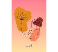 2026 Line Art Planner: A Minimalist Guided Journal for Mindful Living, Creativity & Intentional Growth | Monthly Reflections, Habit Trackers & Self-Discovery Prompts, A5, Weekly-daily layout