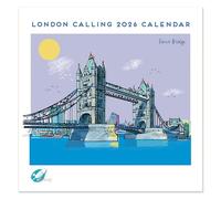 2026 London Calling Square Wall Calendar