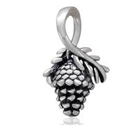2026 Lucky Pinecone Pendant Charms, fits Pandora Christmas Bracelet Necklace, 925 Sterling Silver Vintage Pine Cone Dangling Beads, Gifts for Cousin/Sister/Best Mum/Friends/Auntie