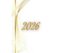 2026 Luxury Blue & Gold Planner - Elegant Daily Organizer with Hourly Schedule: Aqua Watercolor & Gold Foil Style | Daily Hourly Planning Pages, Priorities, Notes & Global Holidays