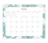 2026 Magnetic Calendar for Refrigerator - 18 Month Floral Design Fridge Calendar with Strong Magnet & Thick Paper | Stay Organized for Home, Office