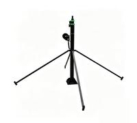 2026 Manual Mast For 6m Telescopic Hand Crank Adjustable Height Pole With Quadpod Base And Ground Spike Compatibility