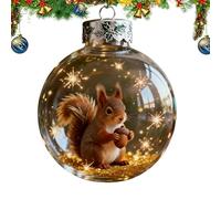 2026 Marine & Forest Life Glass Decoraton Collection, Glass Hummingbird Ornament Crystal, 2026 Animal Christmas Ornaments 3D for Home Office Christmas Tree Decor (A05)
