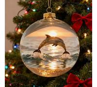 2026 Marine & Forest Life Glass Decoraton Collection,Wildlife Wonders Collection Crystal Glass Ornament,Nature-Inspired Glas-s Decorations for Holiday Décor & Seasonal Gifts