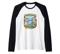 2026 Mediterranean Family Cruise Travel Adventure Souvenir Raglan Baseball Tee