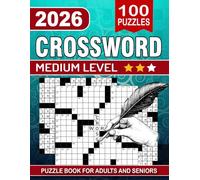 2026 Medium Crossword Puzzle Book for Adults: Large Print Easy to Medium Crossword Puzzle Book For Adults & Seniors Brain Exercises to Keep Your Mind Sharp