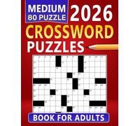 2026 Medium Crossword Puzzles Book for Adults: Gentle Challenges That Support Steady Concentration