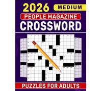 2026 Medium People Magazine Crossword Puzzles For Adults: Comfortable Layouts That Support Steady, Focused Thinking