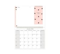 2026 Memo Calendar With Shopping Pad Pen Write On Wipe Off Notes Cute Designs (Bees 0373)