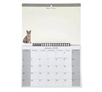 2026 Memo Calendar With Shopping Pad Pen Write On Wipe Off Notes Cute Designs (Cat 3055)