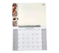 2026 Memo Calendar With Shopping Pad Pen Write On Wipe Off Notes Cute Designs (Cup Cake 3055)