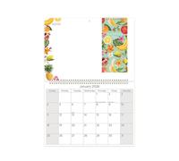2026 Memo Calendar With Shopping Pad Pen Write On Wipe Off Notes Cute Designs (Fruit 0373)