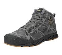 2026 Mens Chelsea Boots Men Large Size Thermal Non Slip Camo Outdoor Adventure Camping Mountaineering (Grey, 7.5)
