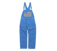 2026 Men's Denim Dungarees Relaxed Fit Work Wear with Adjustable Straps Practical Tool Pockets Jumpsuits Men Warm, blue, 4XL