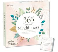 2026 Mindfulness Daily Desktop Calendar | Day To Day Tear Off Calendar with 365 Positive Affirmation Exercises for a Year of Calm Self Care, Box Calendar Gift For Women, Christmas Stocking Stuffer
