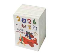 2026 Mini 365-Day Calendar - One-Page Tear-Off Annual Scheduler & Desk Planner | Suitable For Home Office School Dorm Apartment - Memo Paper & Decorative Cartoon Ornament